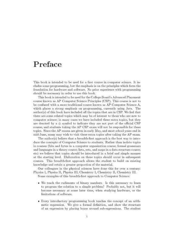Computer Science Principles - New Page